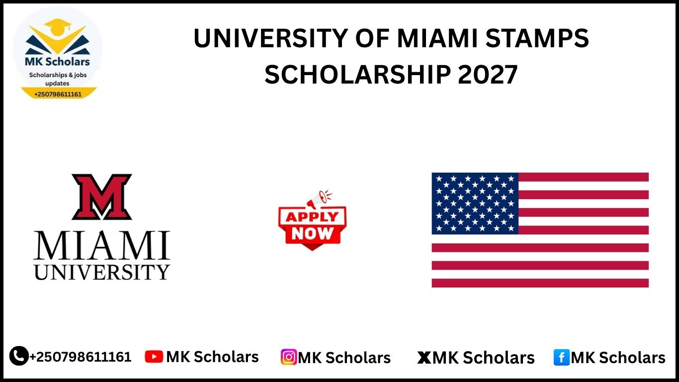UNIVERSITY OF MIAMI STAMPS SCHOLARSHIP 2027